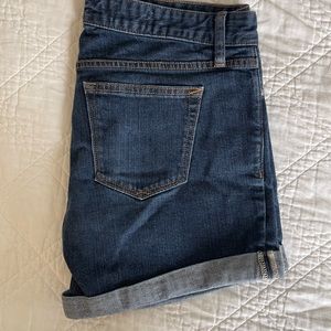 Gap 1968 Real Straight Dark Wash Shorts